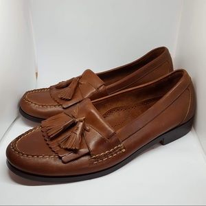 Johnston & Murphy brown leather loafers size 11M